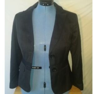 Ann Taylor Sz 2 Gray Two Button Womens Jacket